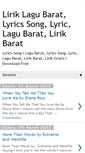 Mobile Screenshot of lirik-lagu-barat.blogspot.com