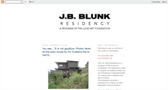 Desktop Screenshot of jbblunkresidency.blogspot.com