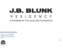 Tablet Screenshot of jbblunkresidency.blogspot.com