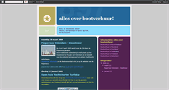 Desktop Screenshot of bootverhuur.blogspot.com