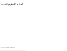 Tablet Screenshot of investigacaocriminal-ric.blogspot.com