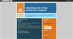 Desktop Screenshot of homemaintenanceprogram.blogspot.com