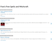 Tablet Screenshot of frans-free-spells.blogspot.com