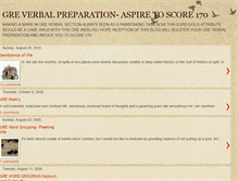 Tablet Screenshot of gre-verbal800.blogspot.com