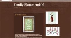 Desktop Screenshot of familyblommendahl.blogspot.com