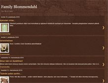 Tablet Screenshot of familyblommendahl.blogspot.com