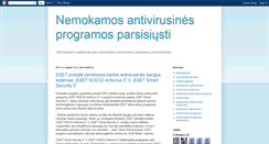 Desktop Screenshot of antiviruso-parsisiuntimas.blogspot.com