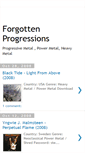 Mobile Screenshot of forgottenprogressions.blogspot.com