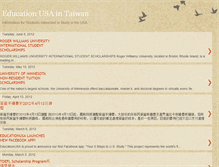 Tablet Screenshot of educationusaintaiwan.blogspot.com