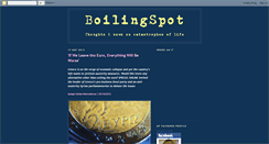 Desktop Screenshot of boilingspot.blogspot.com