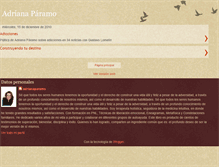 Tablet Screenshot of adrianaparamoescritora.blogspot.com