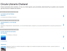 Tablet Screenshot of literariochanaral.blogspot.com