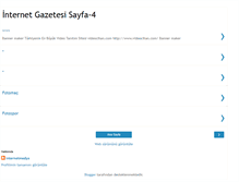 Tablet Screenshot of internetgazetesi4.blogspot.com