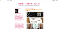 Desktop Screenshot of ideadestroyingmuros.blogspot.com