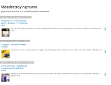 Tablet Screenshot of ideadestroyingmuros.blogspot.com