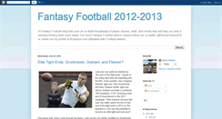 Desktop Screenshot of fantasyfootball2012-2013.blogspot.com