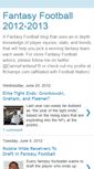 Mobile Screenshot of fantasyfootball2012-2013.blogspot.com