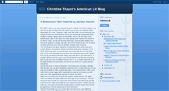 Desktop Screenshot of americanlitblogbythayer.blogspot.com