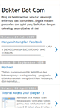 Mobile Screenshot of dokterdotcom.blogspot.com