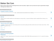 Tablet Screenshot of dokterdotcom.blogspot.com