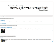 Tablet Screenshot of moznajetylkoprzezyc.blogspot.com