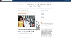 Desktop Screenshot of despiertaboricuadefiendealostuyos.blogspot.com