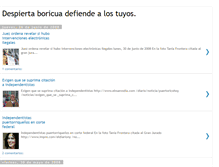 Tablet Screenshot of despiertaboricuadefiendealostuyos.blogspot.com