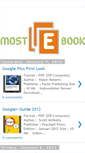 Mobile Screenshot of most-ebook.blogspot.com