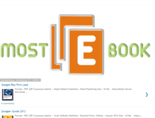 Tablet Screenshot of most-ebook.blogspot.com
