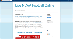 Desktop Screenshot of live-collegefootball.blogspot.com