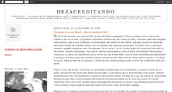 Desktop Screenshot of dezacreditando.blogspot.com