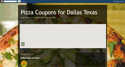 Desktop Screenshot of dallaspizza.blogspot.com