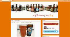 Desktop Screenshot of mybrewerytapblog.blogspot.com