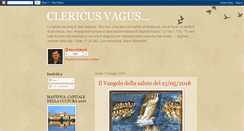 Desktop Screenshot of clericusvagus.blogspot.com