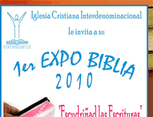 Tablet Screenshot of expo-biblia2010.blogspot.com