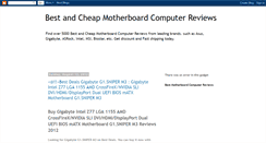 Desktop Screenshot of best-motherboard-computer-reviews.blogspot.com