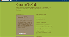 Desktop Screenshot of couponingals.blogspot.com
