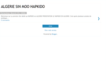 Tablet Screenshot of hapkido-algerie.blogspot.com