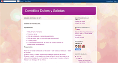 Desktop Screenshot of comiditasdulcesysaladas.blogspot.com