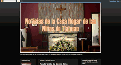 Desktop Screenshot of noticiasdelacasahogardetlahuac.blogspot.com