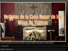 Tablet Screenshot of noticiasdelacasahogardetlahuac.blogspot.com