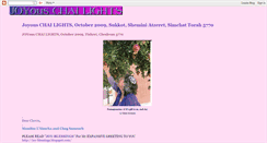 Desktop Screenshot of joyous-chai-lights-october2009.blogspot.com