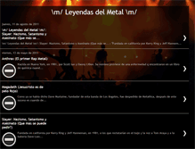 Tablet Screenshot of leyendasdelmetall.blogspot.com