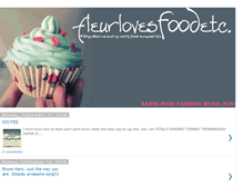 Tablet Screenshot of fleurlovesfoodetc.blogspot.com