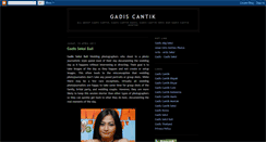 Desktop Screenshot of gadis-cantik3gp.blogspot.com