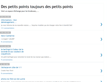 Tablet Screenshot of despetitspoints.blogspot.com