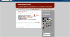 Desktop Screenshot of inspirationalquote.blogspot.com