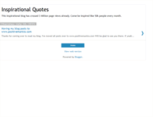 Tablet Screenshot of inspirationalquote.blogspot.com