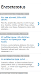 Mobile Screenshot of eneseteostus.blogspot.com