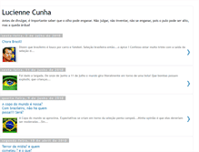 Tablet Screenshot of luciennecunha.blogspot.com